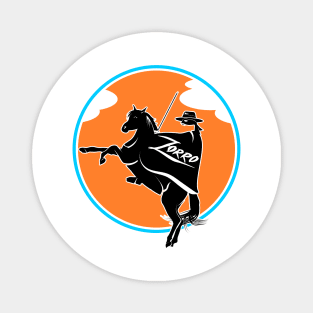 Zorro on a horse Magnet